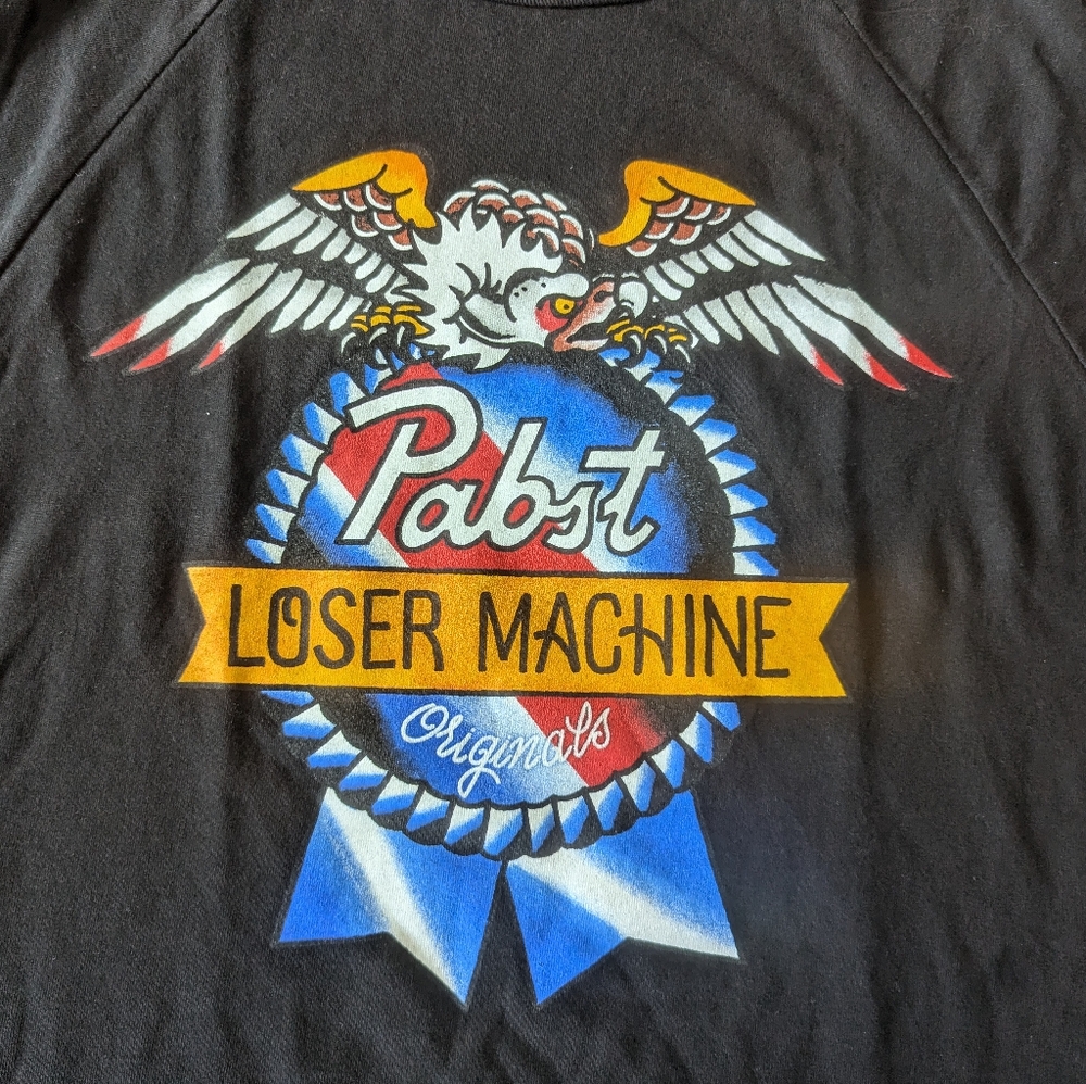 Loser Machine American Original Raglan 3/4 Sleeve M